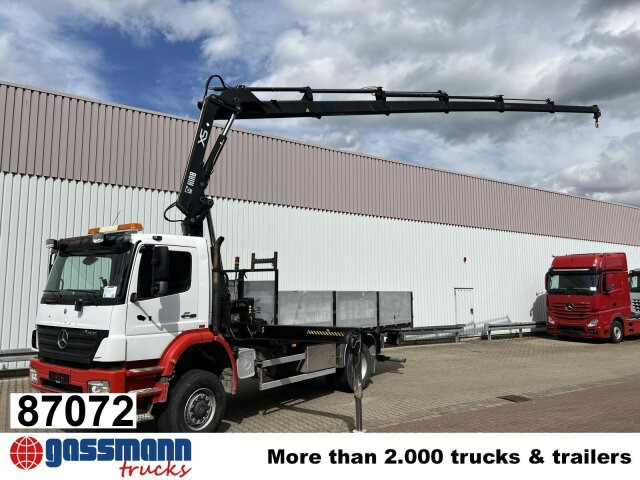Mercedes-Benz Axor 1828 A 4x4 mit Kran Hiab XS 166 E-5 - Planbil, Kranbil: bilde 1 Mercedes-Benz Axor 1828 A 4x4 mit Kran Hiab XS 166 E-5 - Planbil, Kranbil: bilde 1