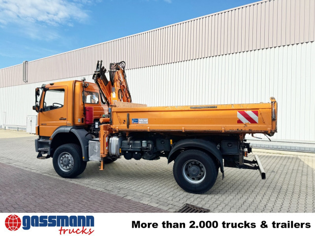 Mercedes-Benz Axor 1833 AK 4x4, Winterdienstausstattung, Kran - Tippbil, Kranbil: bilde 2 Mercedes-Benz Axor 1833 AK 4x4, Winterdienstausstattung, Kran - Tippbil, Kranbil: bilde 2
