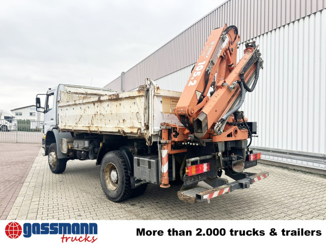 Tippbil, Kranbil Mercedes-Benz Axor 1833 AK 4x4 mit Heckkran Atlas 105.2-A2L: bilde 11