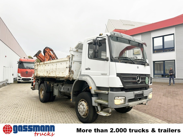 Tippbil, Kranbil Mercedes-Benz Axor 1833 AK 4x4 mit Heckkran Atlas 105.2-A2L: bilde 8