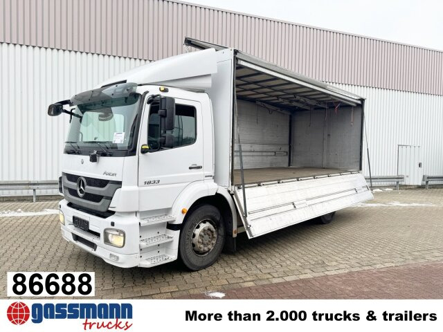 Mercedes-Benz Axor 1833 L 4x2, Getränkekoffer - Skapbil: bilde 1 Mercedes-Benz Axor 1833 L 4x2, Getränkekoffer - Skapbil: bilde 1
