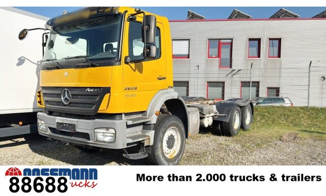 Mercedes-Benz Axor 2629 K 6x4, PTO, Steel, Manual, 6-Zylinder - Chassis lastebil: bilde 1 Mercedes-Benz Axor 2629 K 6x4, PTO, Steel, Manual, 6-Zylinder - Chassis lastebil: bilde 1