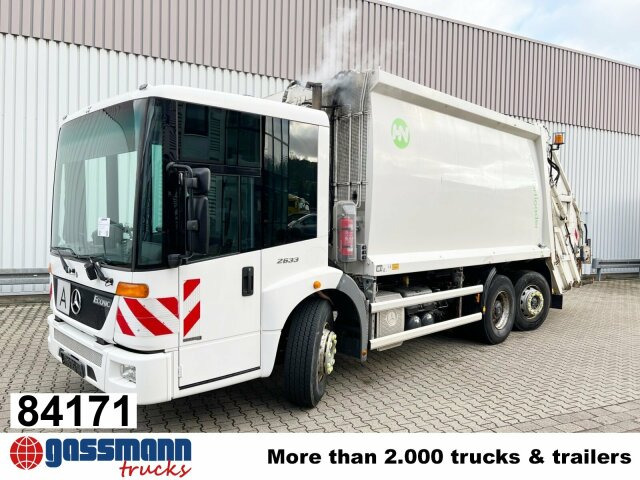 Mercedes-Benz Econic 2633 L/NLA 6x2/4, Lenkachse, - Søppelbil: bilde 1 Mercedes-Benz Econic 2633 L/NLA 6x2/4, Lenkachse, - Søppelbil: bilde 1