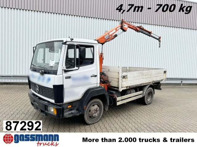 Mercedes-Benz LK 814 4x2, 6-Zylinder, Kran Tirre Euro 35 - Planbil, Kranbil: bilde 1 Mercedes-Benz LK 814 4x2, 6-Zylinder, Kran Tirre Euro 35 - Planbil, Kranbil: bilde 1