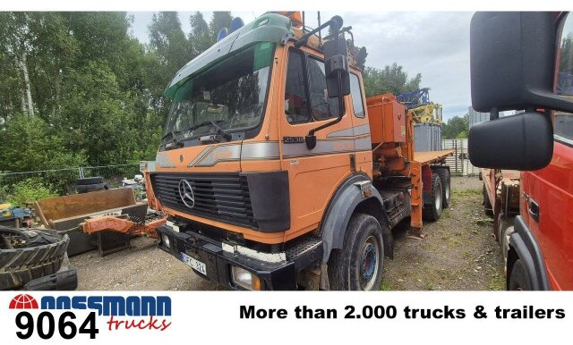 Mercedes-Benz SK 25/2638 K 6x4 mit Kran Atlas AK 180.1 - Tippbil, Kranbil: bilde 1 Mercedes-Benz SK 25/2638 K 6x4 mit Kran Atlas AK 180.1 - Tippbil, Kranbil: bilde 1