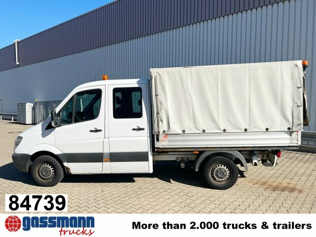 Mercedes-Benz Sprinter 209 CDI 4x2 Doka - Varebil med plan, Varebil med dobbelt førerhus: bilde 1 Mercedes-Benz Sprinter 209 CDI 4x2 Doka - Varebil med plan, Varebil med dobbelt førerhus: bilde 1