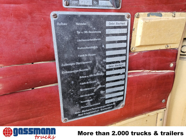 Opel LF8, Blitz, Oldtimer Feuerwehr, - Brannbil: bilde 5 Opel LF8, Blitz, Oldtimer Feuerwehr, - Brannbil: bilde 5