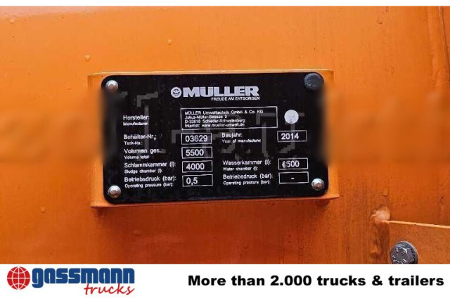 Scania G 320 4x2, Müller Vacumaster ca. 5,5m³, Funk - Feiebil: bilde 3 Scania G 320 4x2, Müller Vacumaster ca. 5,5m³, Funk - Feiebil: bilde 3