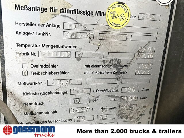 Tankbil Scania R450 4x2, Retarder, ADR, Rohr Tank, ca. 14400l: bilde 6 Tankbil Scania R450 4x2, Retarder, ADR, Rohr Tank, ca. 14400l: bilde 6