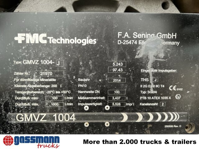 Scania R450 4x2, Retarder, ADR, Rohr Tank, ca. 14400l - Tankbil: bilde 4 Scania R450 4x2, Retarder, ADR, Rohr Tank, ca. 14400l - Tankbil: bilde 4