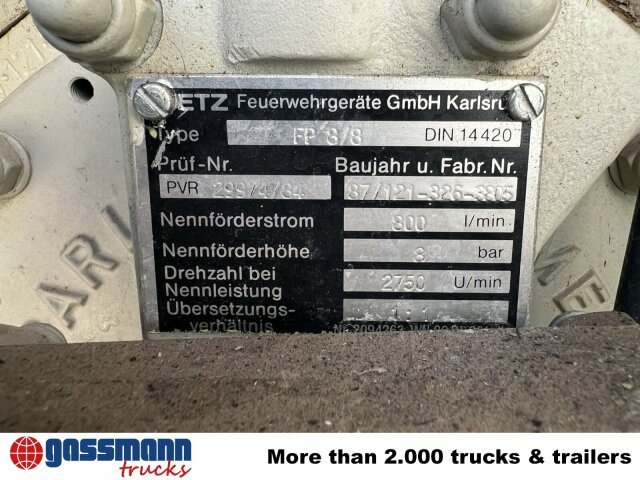 Unimog U 1300 L 435/11 4x4, Bundeswehr-Feuerwehr - Brannbil: bilde 2 Unimog U 1300 L 435/11 4x4, Bundeswehr-Feuerwehr - Brannbil: bilde 2