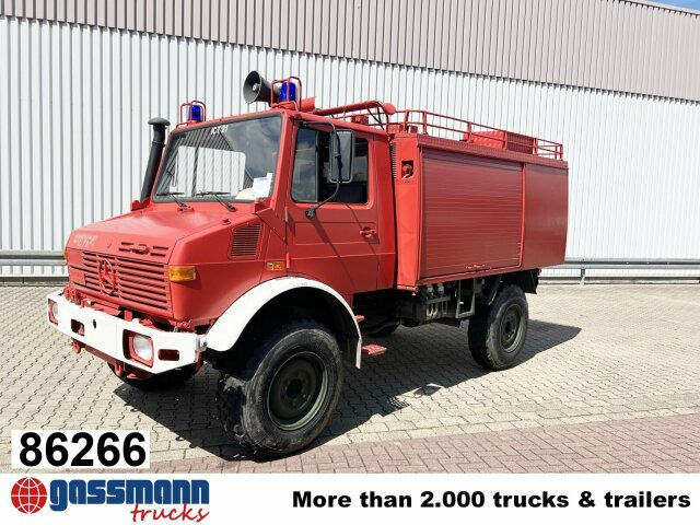 Unimog U 1300 L 435/11 4x4, -Feuerwehr - Brannbil: bilde 1 Unimog U 1300 L 435/11 4x4, -Feuerwehr - Brannbil: bilde 1