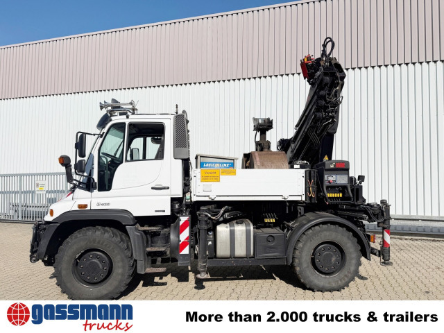 Unimog U400 4x4, Frontzapfwelle, Heckkran Hiab XS - Planbil, Kranbil: bilde 4 Unimog U400 4x4, Frontzapfwelle, Heckkran Hiab XS - Planbil, Kranbil: bilde 4