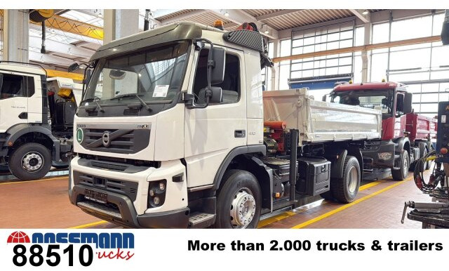 Volvo FMX 410 4x2 mit Kran Palfinger PK12000 - Tippbil, Kranbil: bilde 1 Volvo FMX 410 4x2 mit Kran Palfinger PK12000 - Tippbil, Kranbil: bilde 1