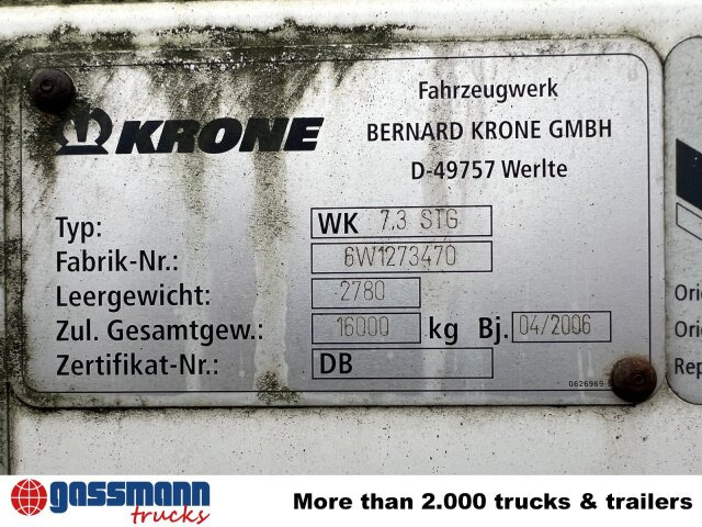 WK 7.3 STG Wechselbrücke, Ex-Fahrschule! - Vekselflak - varebil: bilde 5 WK 7.3 STG Wechselbrücke, Ex-Fahrschule! - Vekselflak - varebil: bilde 5