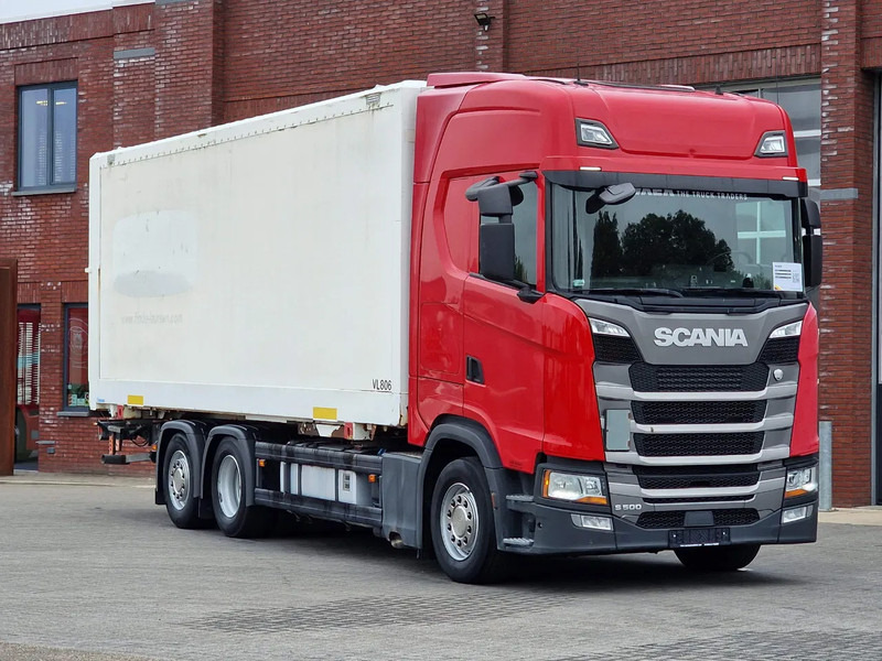 Scania S500 NGS B6X2NB BDF / Box / Loadinglift / Full air / retarder - Skapbil: bilde 1 Scania S500 NGS B6X2NB BDF / Box / Loadinglift / Full air / retarder - Skapbil: bilde 1
