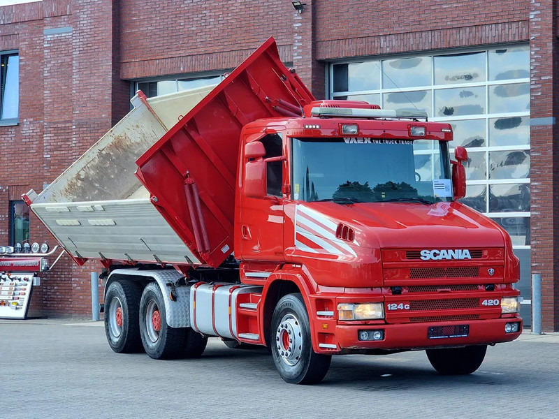 Scania T124-420 6x4 - Tipper - Retarder - Full steel - HUB Reduction - Manual gearbox - Tippbil: bilde 2 Scania T124-420 6x4 - Tipper - Retarder - Full steel - HUB Reduction - Manual gearbox - Tippbil: bilde 2