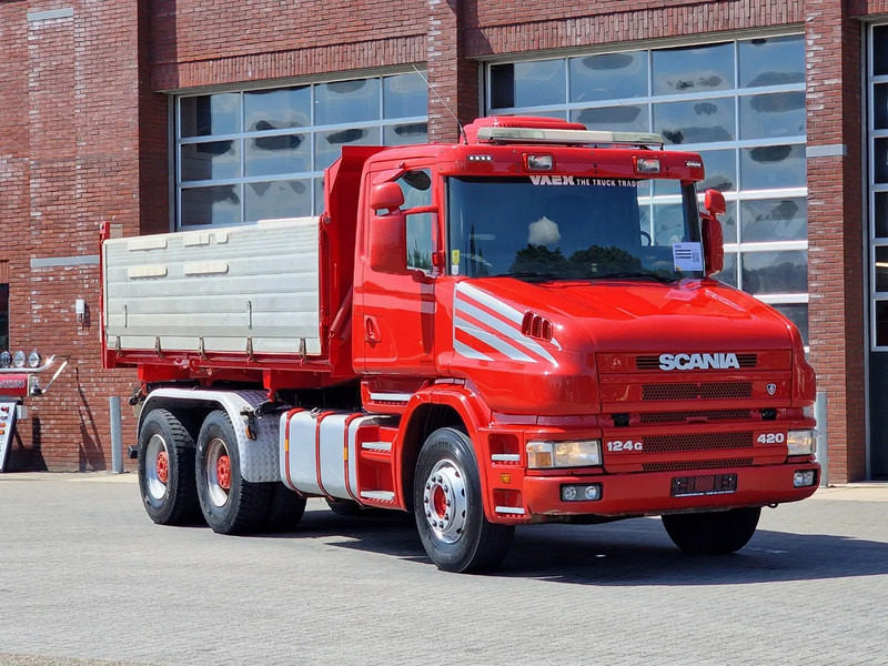 Scania T124-420 6x4 - Tipper - Retarder - Full steel - HUB Reduction - Manual gearbox - Tippbil: bilde 3 Scania T124-420 6x4 - Tipper - Retarder - Full steel - HUB Reduction - Manual gearbox - Tippbil: bilde 3