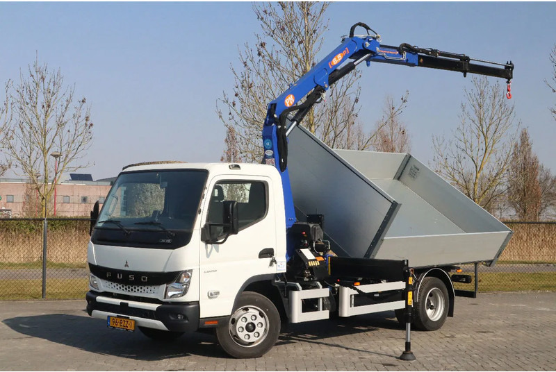 FUSO 7C18 | 4X2 | 3-WAY TIPPER | PM 6.5 KRAN /CRANE - Tippbil, Kranbil: bilde 1 FUSO 7C18 | 4X2 | 3-WAY TIPPER | PM 6.5 KRAN /CRANE - Tippbil, Kranbil: bilde 1