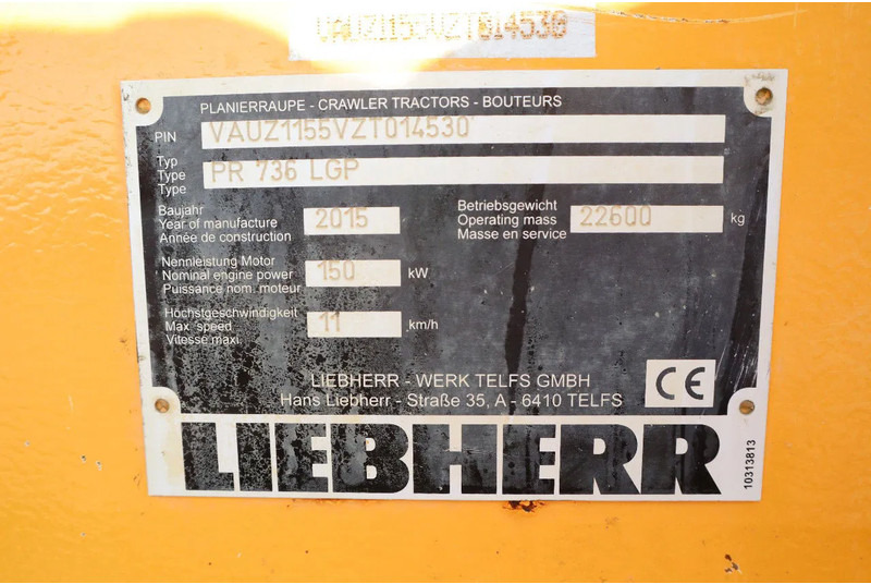 Bulldozer Liebherr PR736 LGP | AIRCO | LOW HOURS!: bilde 20