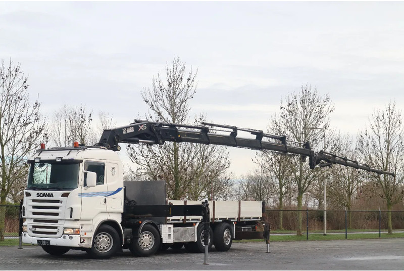 Scania R580 V8 | 8X2*6 | HIAB 422E-5 | JIB | MANUAL | RETARDER | EURO 3 - Kranbil: bilde 1 Scania R580 V8 | 8X2*6 | HIAB 422E-5 | JIB | MANUAL | RETARDER | EURO 3 - Kranbil: bilde 1