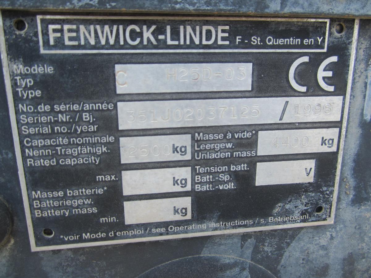 Fenwick H25D-03 - Dieseltruck: bilde 3 Fenwick H25D-03 - Dieseltruck: bilde 3