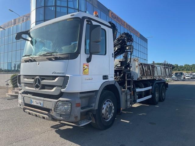 Mercedes Actros 2632 - Tippbil, Kranbil: bilde 1 Mercedes Actros 2632 - Tippbil, Kranbil: bilde 1
