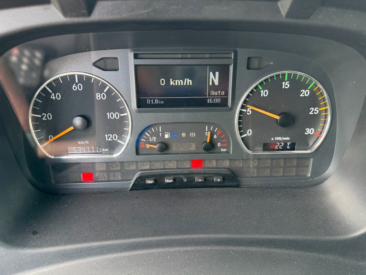 Skapbil Mercedes-Benz Atego 1218 4x2 Euro 5 8,0 m. koffer: bilde 12