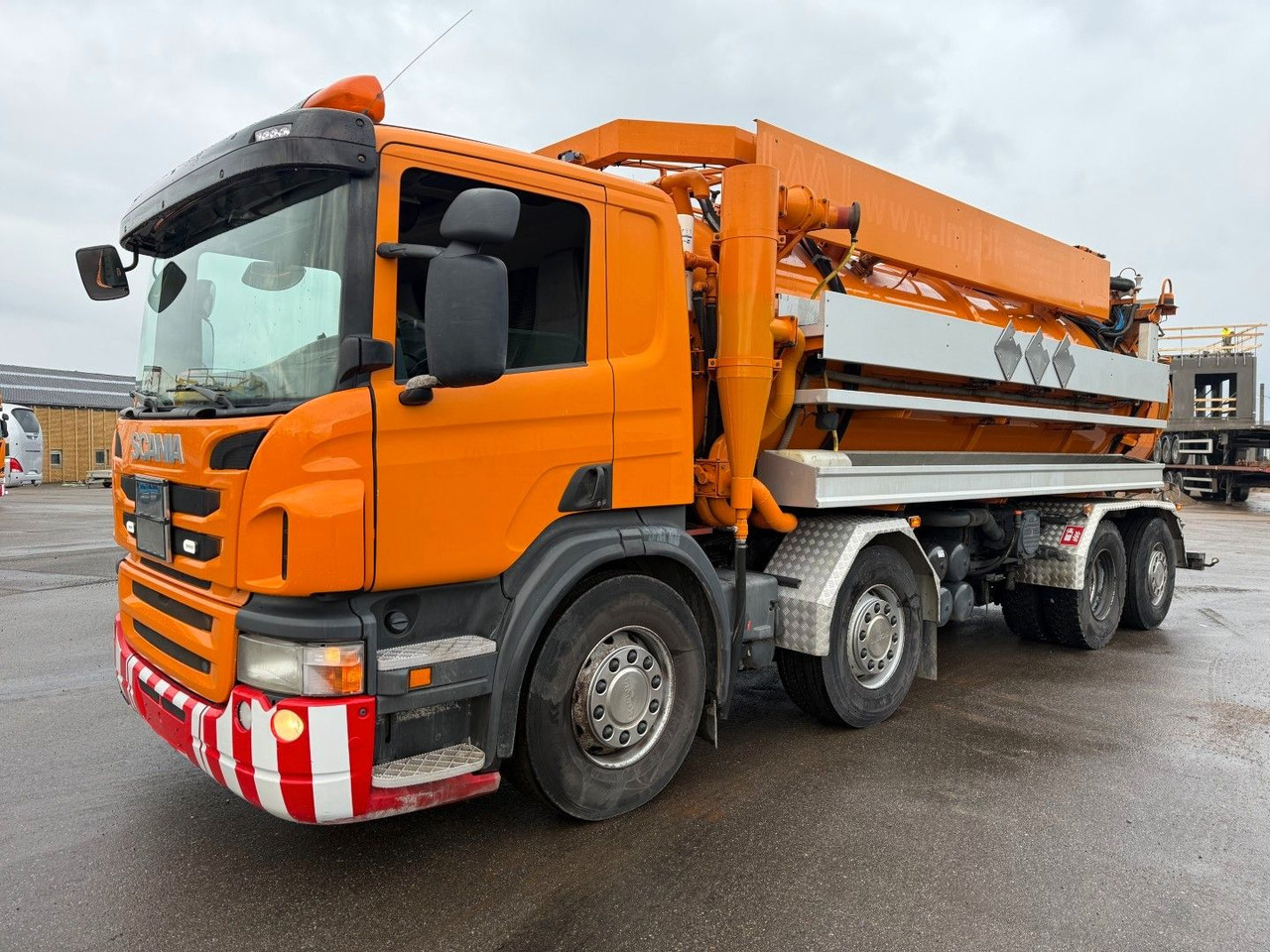 Scania P380 8x2*6 Hvidtved Larsen Flexline 414 - Vakuum lastebil: bilde 1 Scania P380 8x2*6 Hvidtved Larsen Flexline 414 - Vakuum lastebil: bilde 1