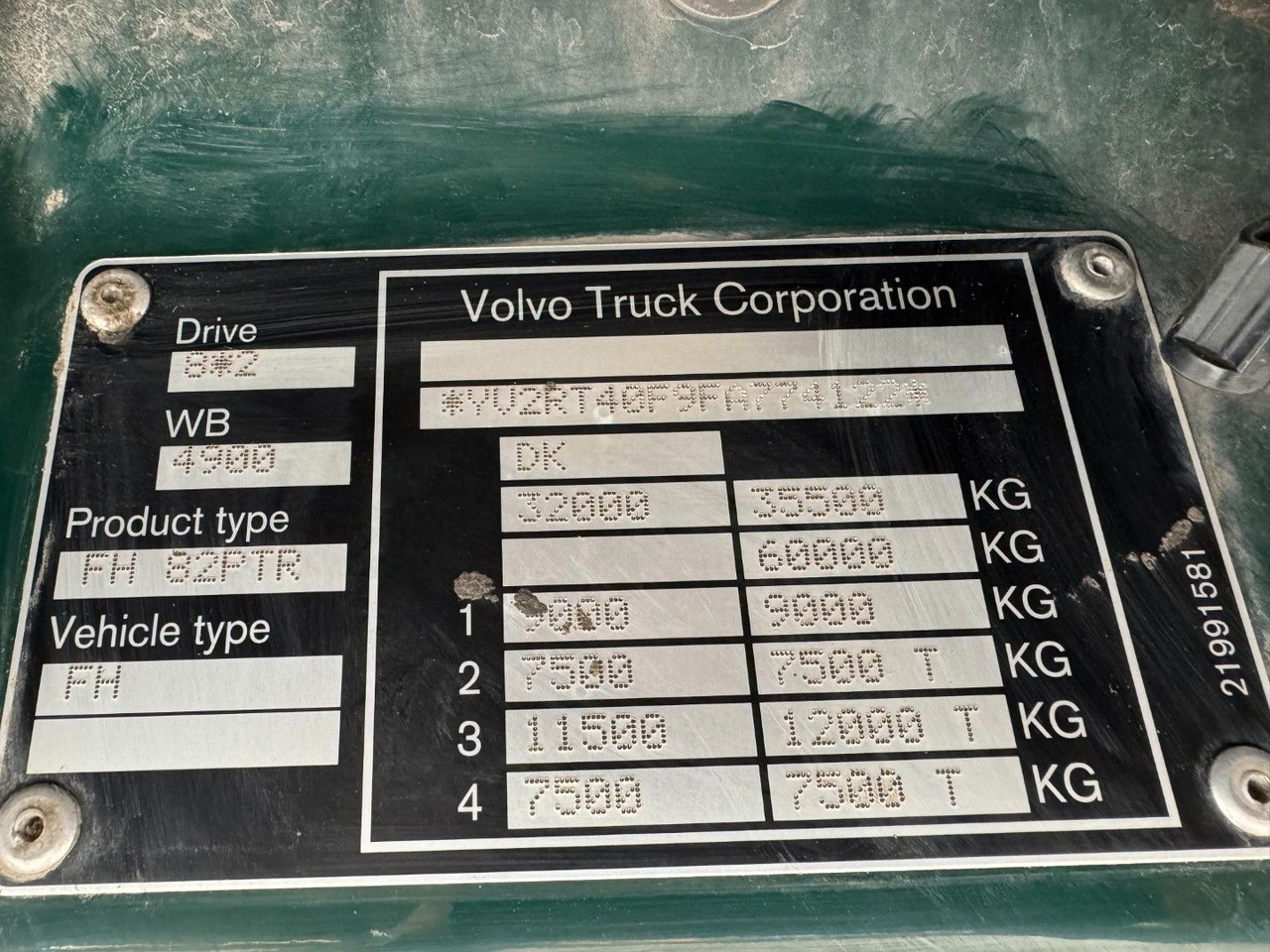 Tippbil Volvo FH 500 8x2*6 Tipper Euro 6: bilde 11