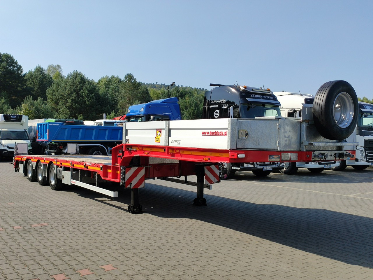 EMTECH Ład-33.3 tony 3osie Tylna oś skrętna Przednia Podnoszona - Lavloader semitrailer: bilde 5 EMTECH Ład-33.3 tony 3osie Tylna oś skrętna Przednia Podnoszona - Lavloader semitrailer: bilde 5