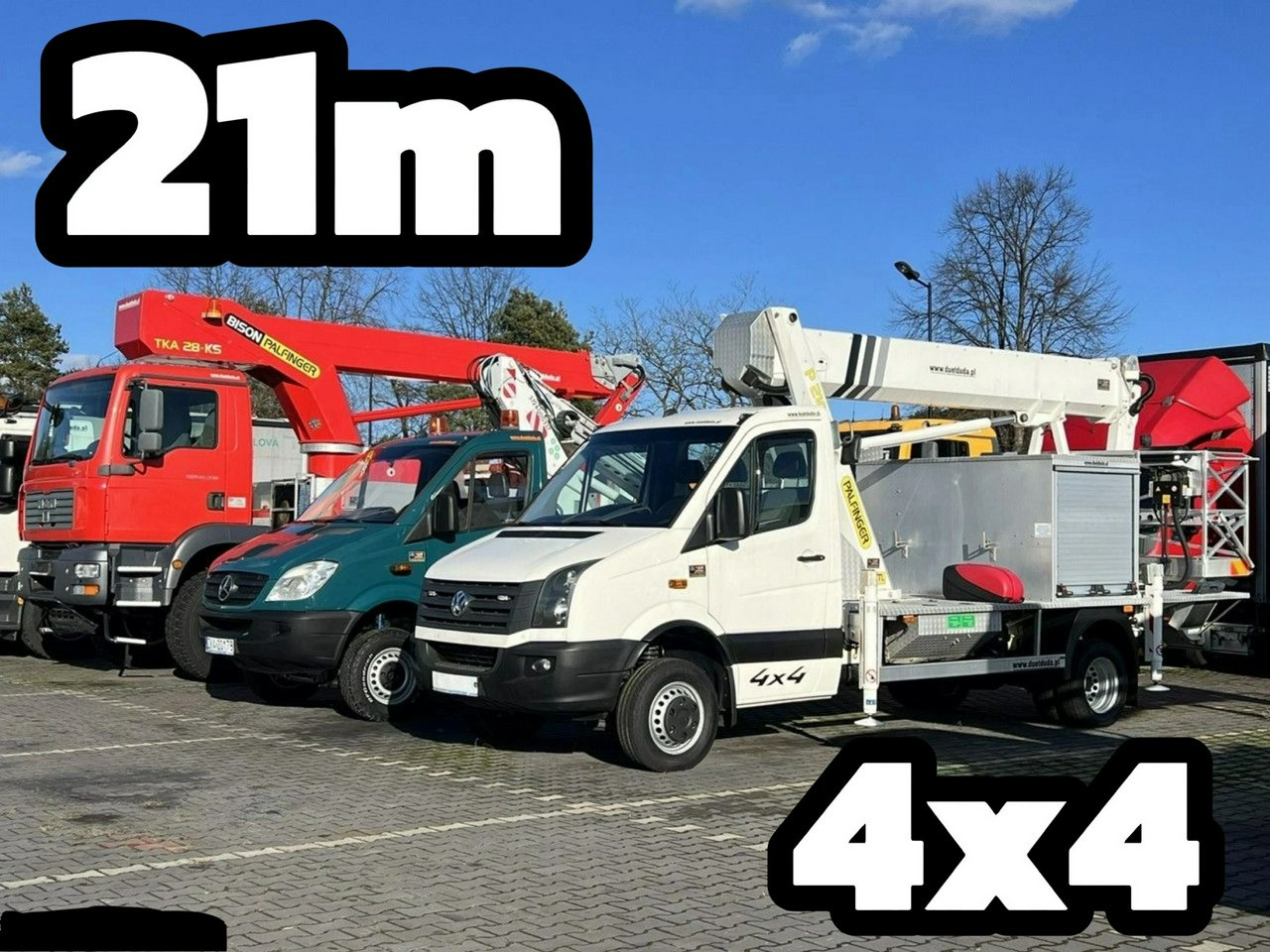 Iveco Volkswagen Crafter 4x4 Zwyżka 21m Palfinger P210BK JIP-Ogon udt - Billift: bilde 1 Iveco Volkswagen Crafter 4x4 Zwyżka 21m Palfinger P210BK JIP-Ogon udt - Billift: bilde 1