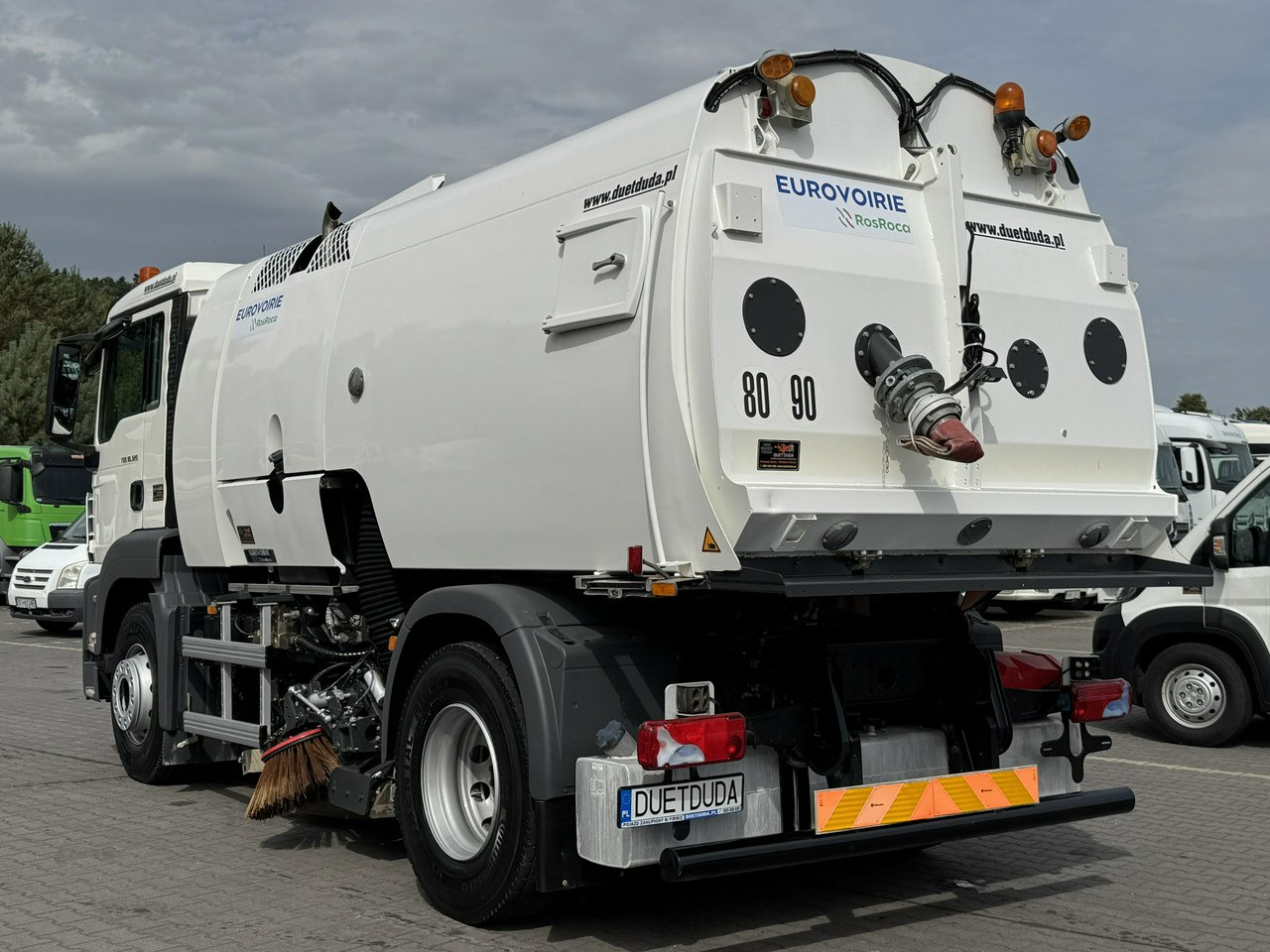 Feiebil MAN TGS 18.320 E5 BUCHER OPTIFANT 8000 Zamiatarka Uliczna Euro 6: bilde 27