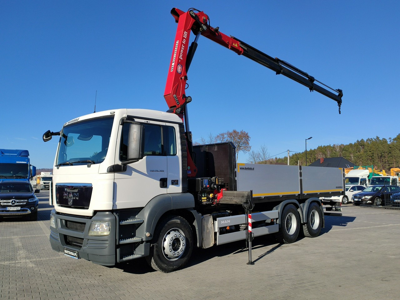 MAN TGS 26.360 6x4 - Planbil, Kranbil: bilde 1 MAN TGS 26.360 6x4 - Planbil, Kranbil: bilde 1