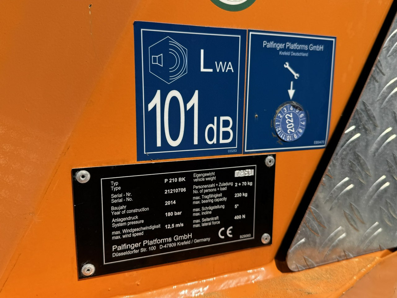 Billift Mercedes Atego 718 E6 4x4 Zwyżka PALFINGER P210 BK Podnośnik Koszowy: bilde 18