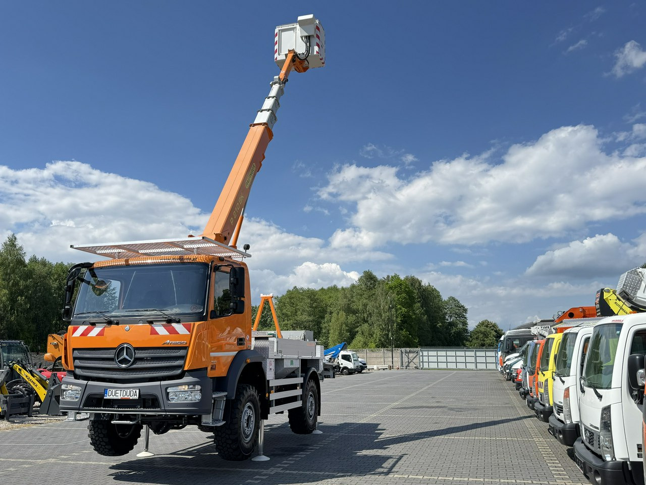 Billift Mercedes Atego 718 E6 4x4 Zwyżka PALFINGER P210 BK Podnośnik Koszowy: bilde 9
