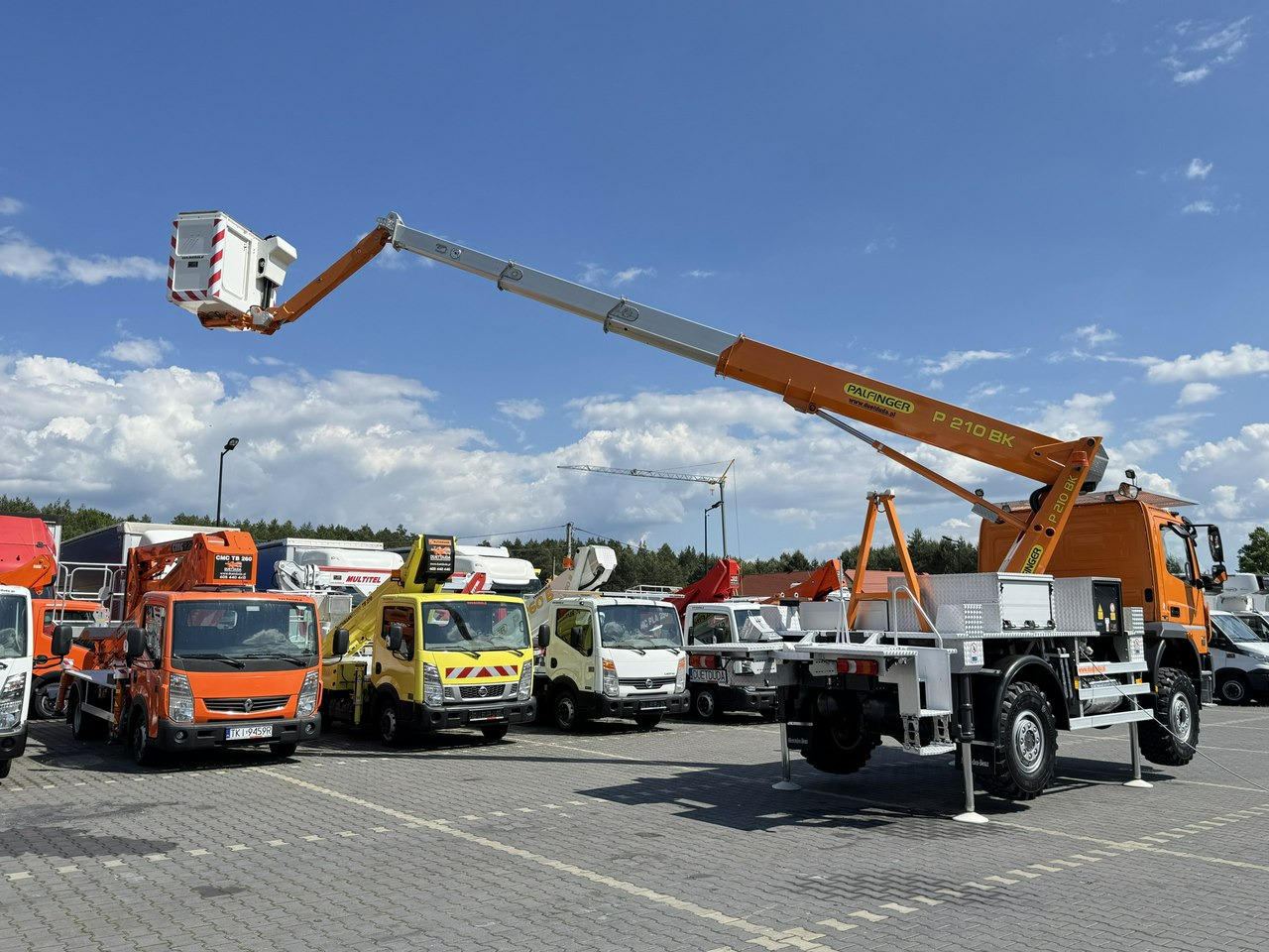 Billift Mercedes Atego 718 E6 4x4 Zwyżka PALFINGER P210 BK Podnośnik Koszowy: bilde 23