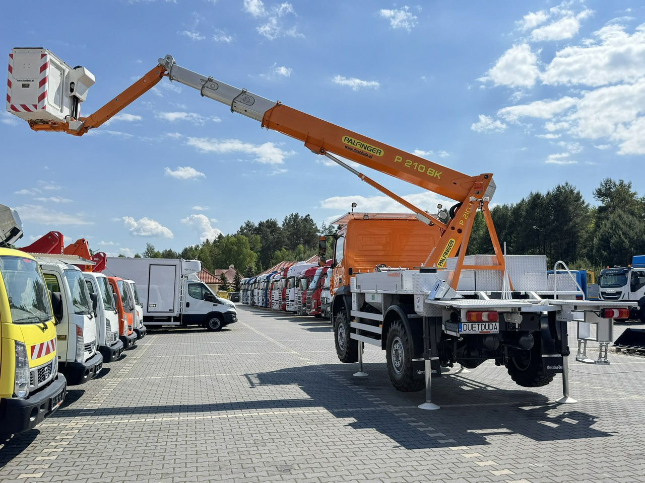 Billift Mercedes Atego 718 E6 4x4 Zwyżka PALFINGER P210 BK Podnośnik Koszowy: bilde 24