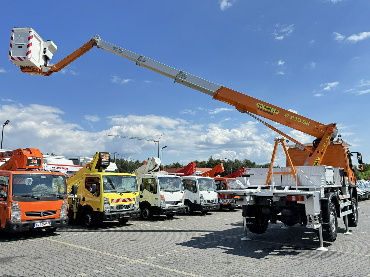 Billift Mercedes Atego 718 E6 4x4 Zwyżka PALFINGER P210 BK Podnośnik Koszowy: bilde 25