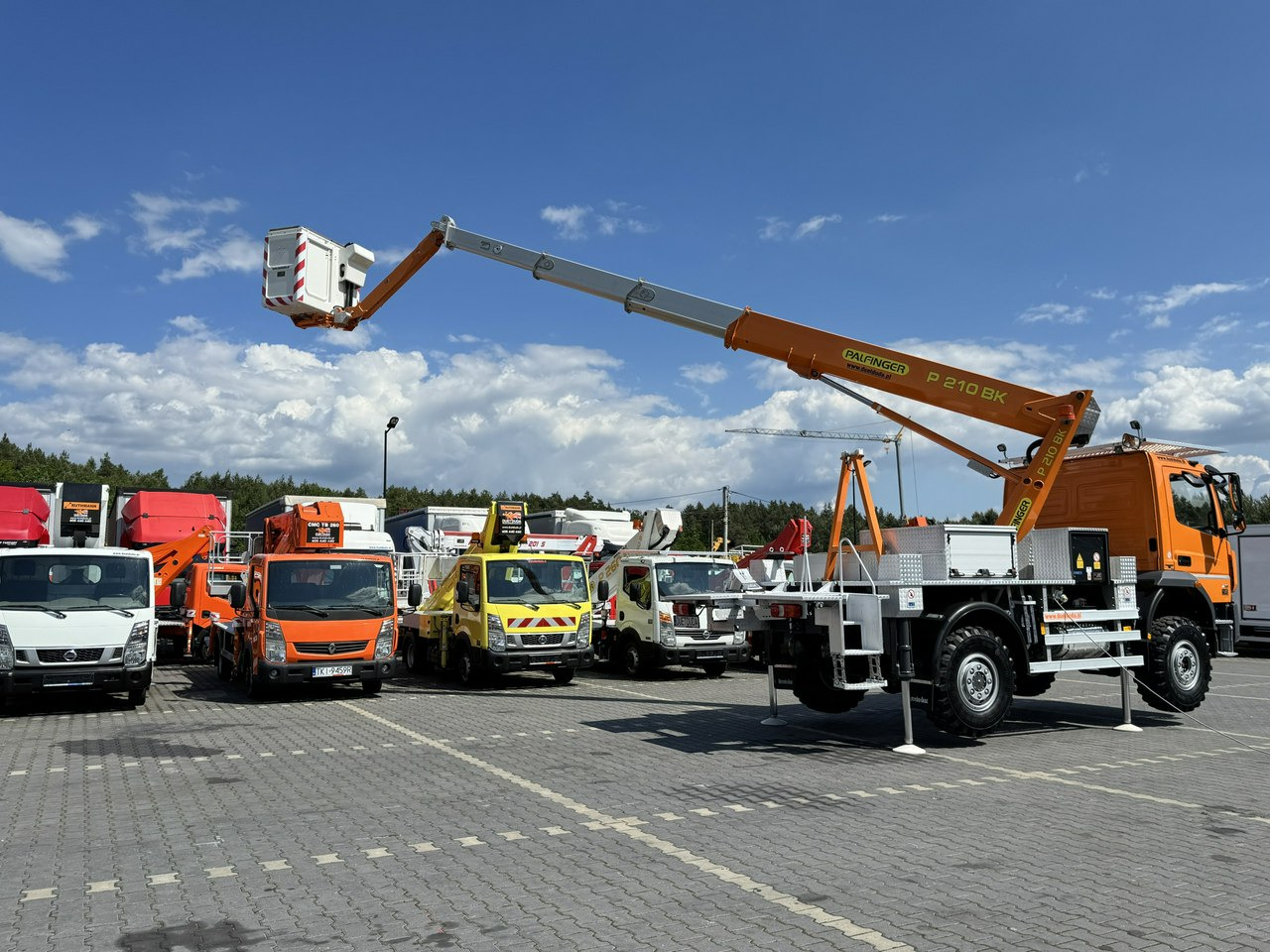 Billift Mercedes Atego 718 E6 4x4 Zwyżka PALFINGER P210 BK Podnośnik Koszowy: bilde 15