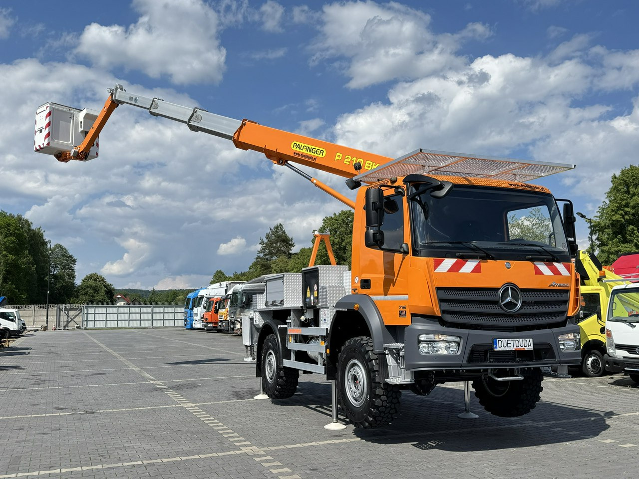 Billift Mercedes Atego 718 E6 4x4 Zwyżka PALFINGER P210 BK Podnośnik Koszowy: bilde 10