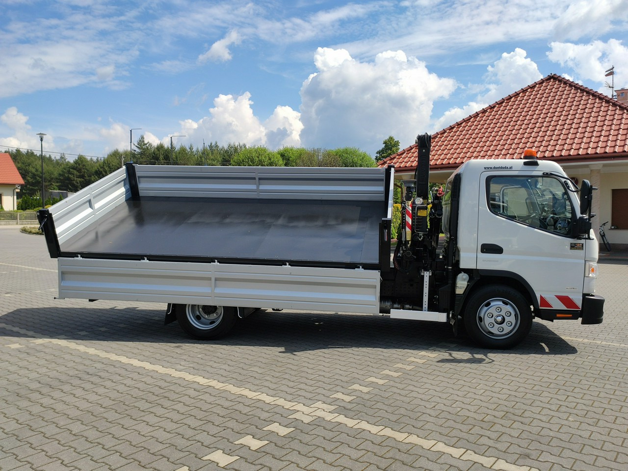 Tippbil, Kranbil Mitsubishi Canter Fuso 9C18 3.0/180KM Automat, HDS FASSI F30 Wywrotka 3-str: bilde 9