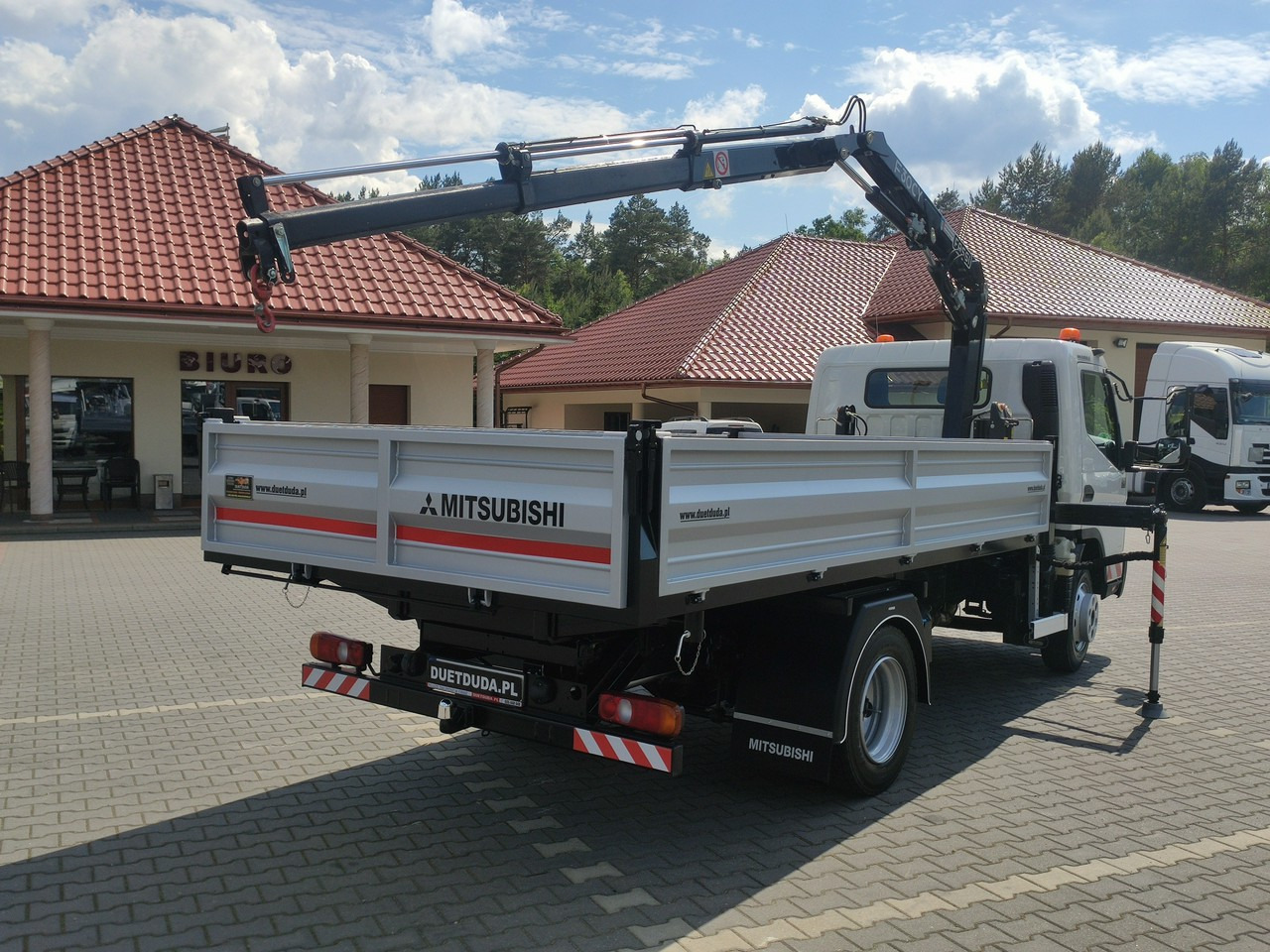 Tippbil, Kranbil Mitsubishi Canter Fuso 9C18 3.0/180KM Automat, HDS FASSI F30 Wywrotka 3-str: bilde 13