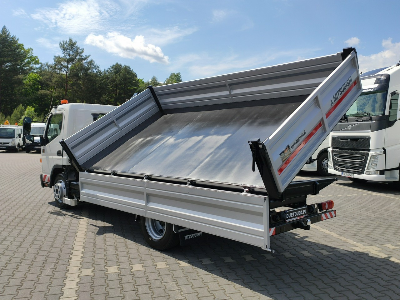 Tippbil, Kranbil Mitsubishi Canter Fuso 9C18 3.0/180KM Automat, HDS FASSI F30 Wywrotka 3-str: bilde 10