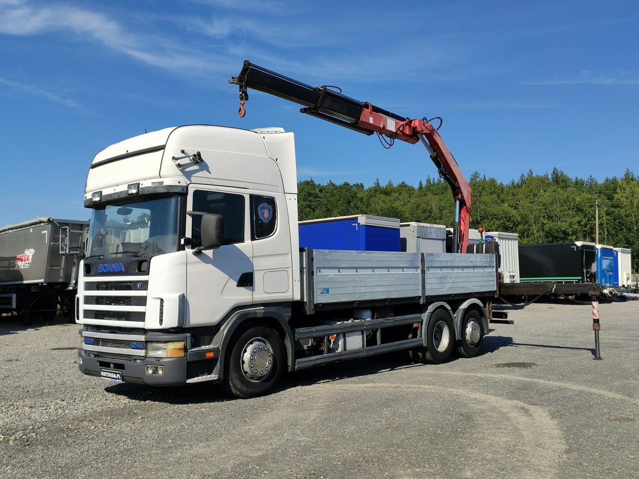 Scania 124L 420 6x2 Retarder HDS FASSI F170 Budowlanka - Planbil, Kranbil: bilde 1 Scania 124L 420 6x2 Retarder HDS FASSI F170 Budowlanka - Planbil, Kranbil: bilde 1