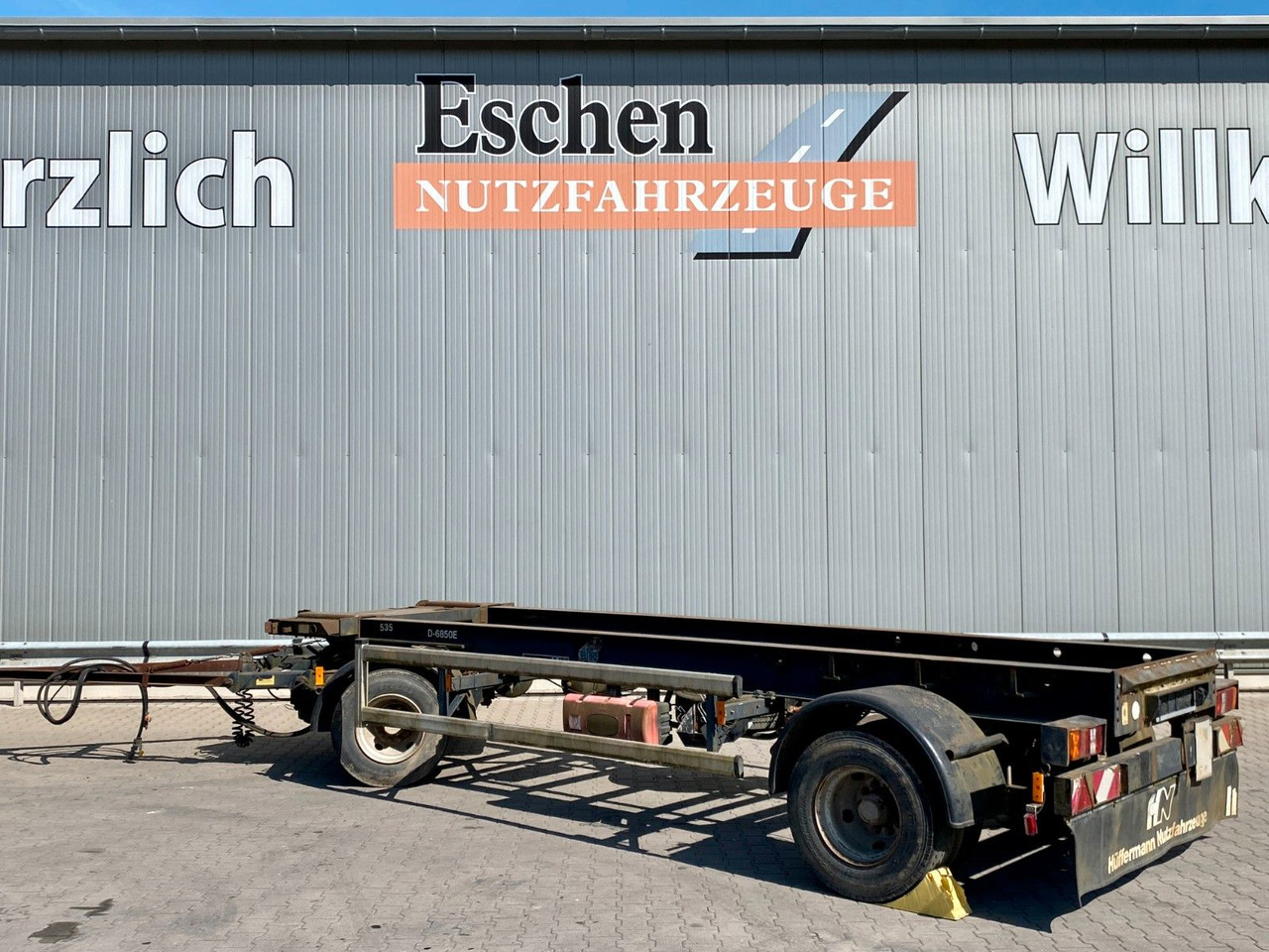 Hüffermann HSA 18.65 | Reifenprofil: 75%*Blatt*50mm Zugauge - Krokhenger/ Liftdumper henger: bilde 3 Hüffermann HSA 18.65 | Reifenprofil: 75%*Blatt*50mm Zugauge - Krokhenger/ Liftdumper henger: bilde 3