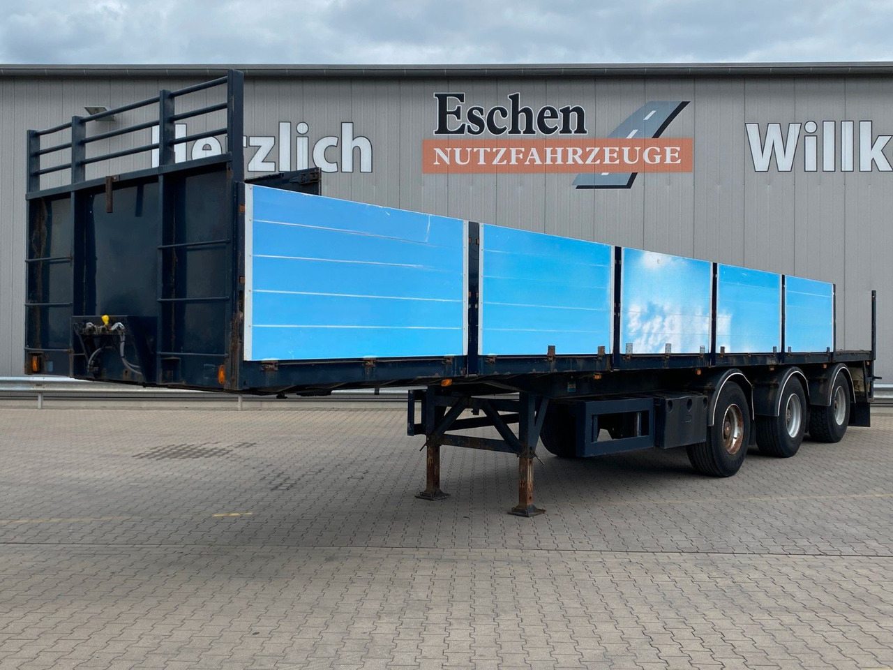 KWB/Bree Rollkranauflieger | 2+3.Achse gelenkt - Åpen semitrailer: bilde 1 KWB/Bree Rollkranauflieger | 2+3.Achse gelenkt - Åpen semitrailer: bilde 1