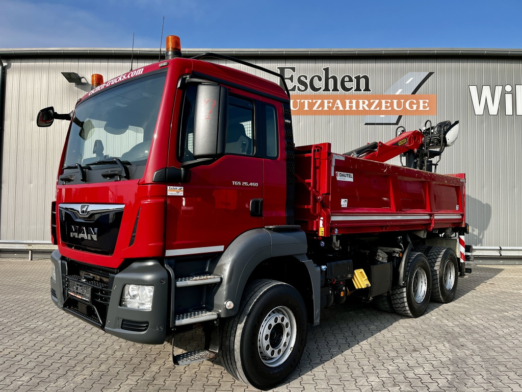 MAN TGS 26.460 6x4 BB / Palfinger M12L83 Kran - Tippbil, Kranbil: bilde 2 MAN TGS 26.460 6x4 BB / Palfinger M12L83 Kran - Tippbil, Kranbil: bilde 2