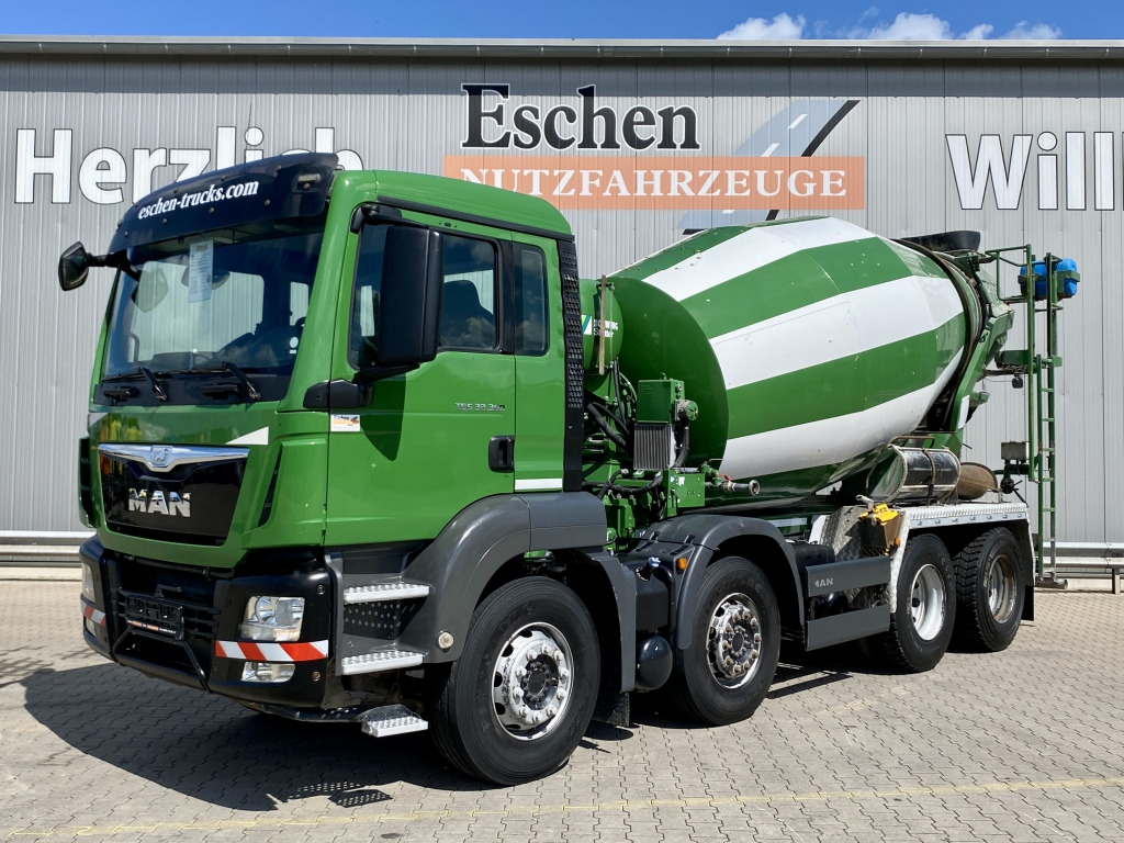 MAN TGS 32.360 8x4 BB / 9 m³ Stetter-Aufbau - Betongbil: bilde 1 MAN TGS 32.360 8x4 BB / 9 m³ Stetter-Aufbau - Betongbil: bilde 1