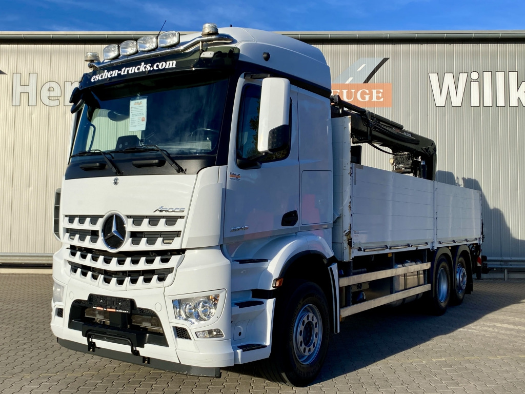 Mercedes-Benz 2545 L 6x2 Arocs / HIAB 177 K Pro Kran - Planbil, Kranbil: bilde 1 Mercedes-Benz 2545 L 6x2 Arocs / HIAB 177 K Pro Kran - Planbil, Kranbil: bilde 1